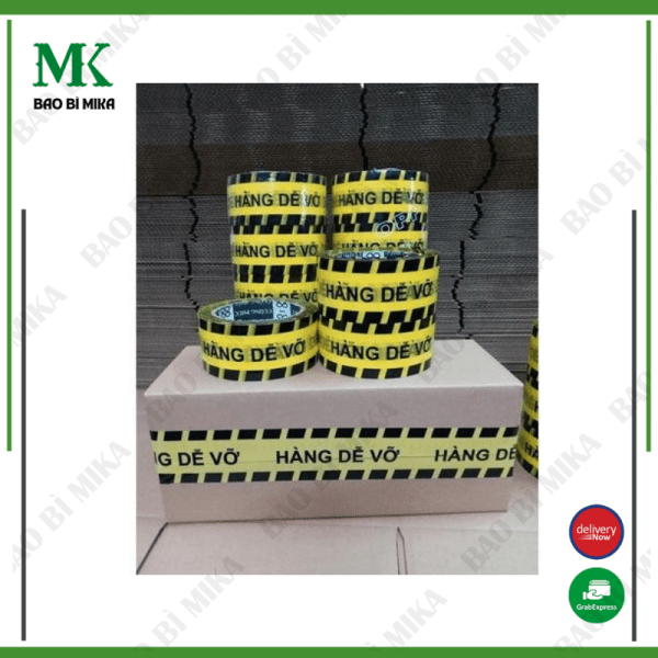 Cuộn băng dính hàng dễ vỡ xin nhẹ tay - Hình ảnh 2