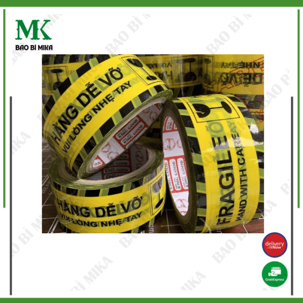 Cuộn băng dính hàng dễ vỡ xin nhẹ tay